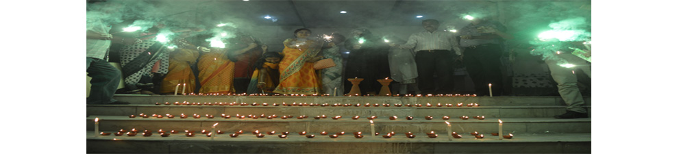 Celebrating Diwali at A.M.C Office